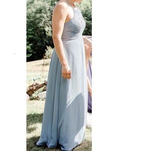 Dusty Blue Azazie Bridesmaid / Formal Dress